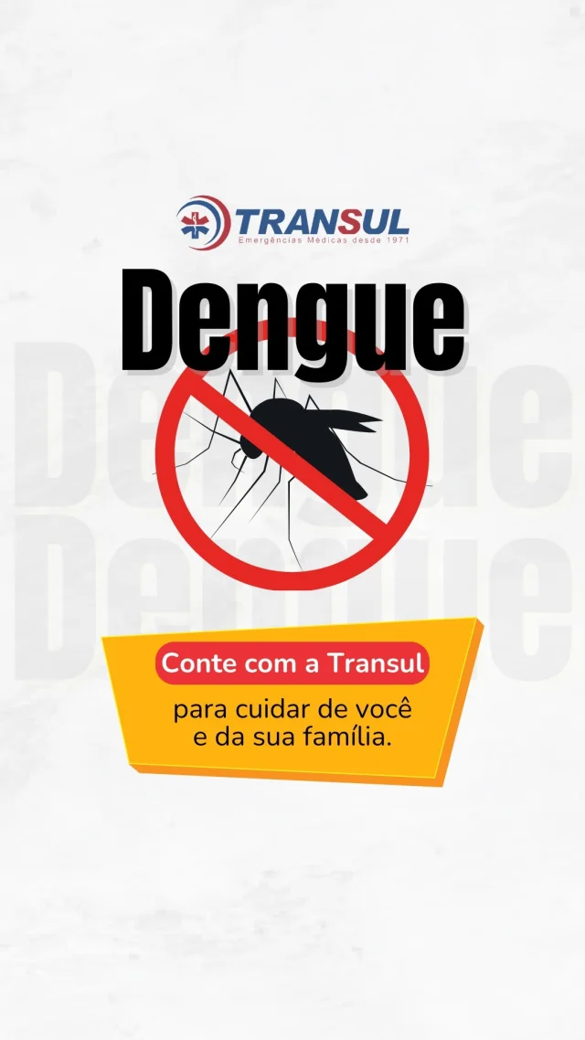 O Rio Grande do Sul enfrenta um aumento significativo nos casos de dengue, especialmente em Porto Alegre e na Região Metropolitana. Com sintomas como febre alta, dores no corpo e manchas vermelhas na pele, é essencial buscar atendimento médico ao primeiro sinal da doença.​

A Transul está pronta para te auxiliar! Com nosso plano de urgência e emergência, oferecemos atendimento domiciliar rápido e eficiente. Se necessário, realizamos o encaminhamento para hospitais com segurança e agilidade.​

Não espere os sintomas se agravarem. Conte com a Transul para cuidar de você e da sua família. 💙​
 

#DengueRS #SaúdeTransul #UrgênciaEDomicílio #PortoAlegre #RegiãoMetropolitana #TransulCuidaDeVocê